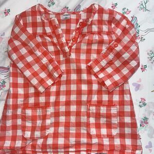 Carter-s Orange and Red Shirt